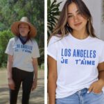 Los Angeles Je T’aime French Aesthetic Travel Lover Shirt