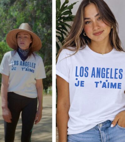 Los Angeles Je T’aime French Aesthetic Travel Lover Shirt