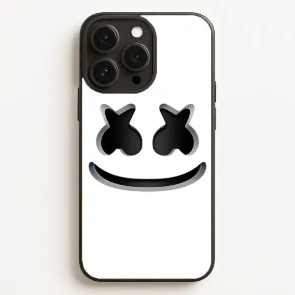 Marshmello White Helmet DJ Fan Phone Case