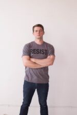Mens Resist Political Protest Rebel Rally March Shirt