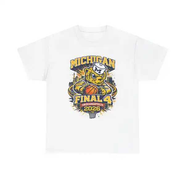 Michigan Wolverines 2026 Final Four Retro Vintage Shirt