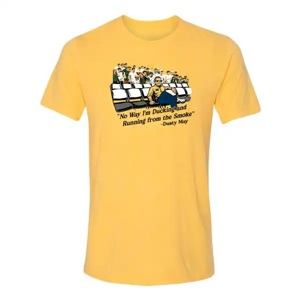 Michigan Wolverines Dusty May "No Way I'm Ducking" T-Shirt