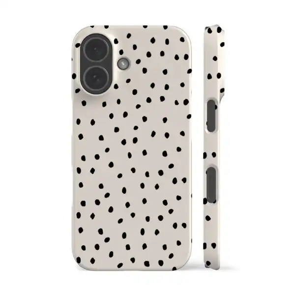 Mini Polka Dots Creme Stylish Phone Case