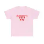 Mommy's Good Boy Unisex Heavy Cotton Tee - Funny Couples Gift
