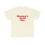 Mommy's Good Boy Unisex Heavy Cotton Tee - Funny Couples Gift
