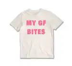 My Gf Bites Funny Boyfriend Gift Girlfriend Shirt
