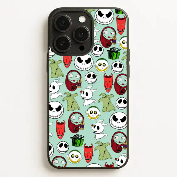 Nightmare Before Christmas Characters Pattern Phone Case