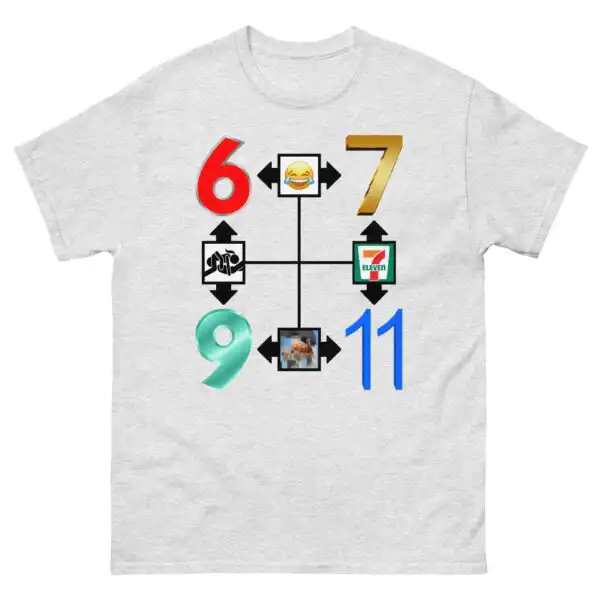 Number Compass Navigation Graphic Shirt