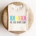 Oh For Peeps Sake Easter Bunny Funny Holiday Shirt
