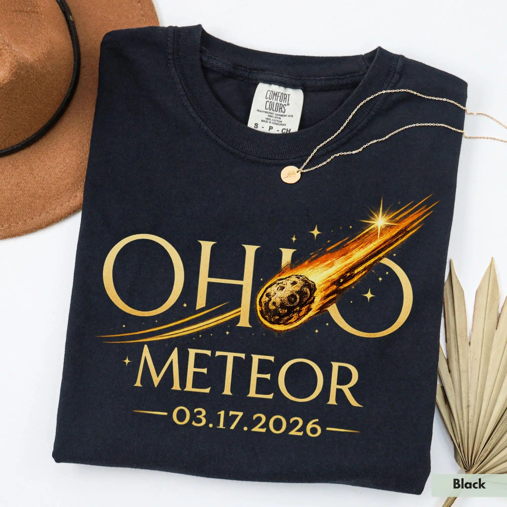 Ohio Meteor 03.17.2026 Space Event Unisex Graphic Tee Ohio Meteor 03.17.2026 Space Event Unisex Graphic Tee