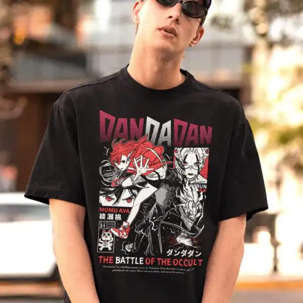 Okarun Momo Ayase Manga Graphic Unisex Shirt