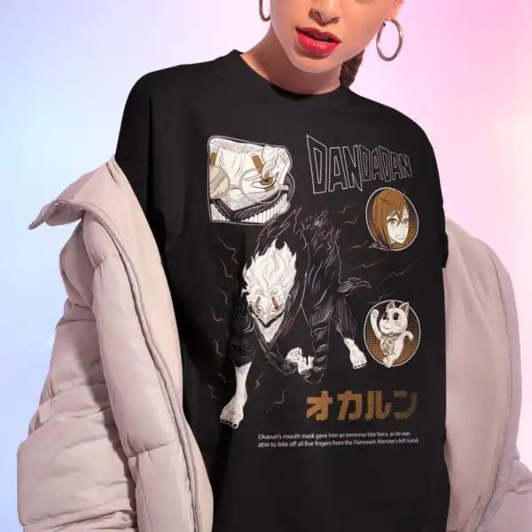 Okarun Momo Ayase Manga Graphic Unisex Shirt