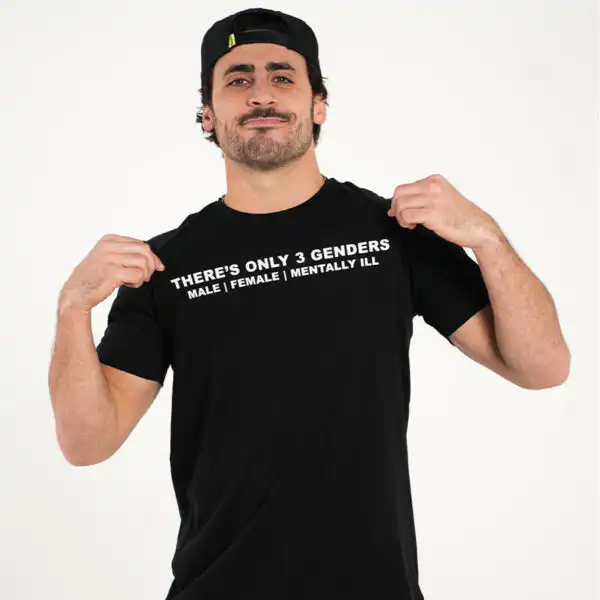 Only 3 Genders Tee - Soft Cotton Unisex Graphic T-Shirt