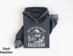 Only You Can Prevent Fascism Retro Bear Resist Sweatshirt