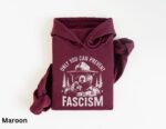 Only You Can Prevent Fascism Retro Bear Resist Sweatshirt