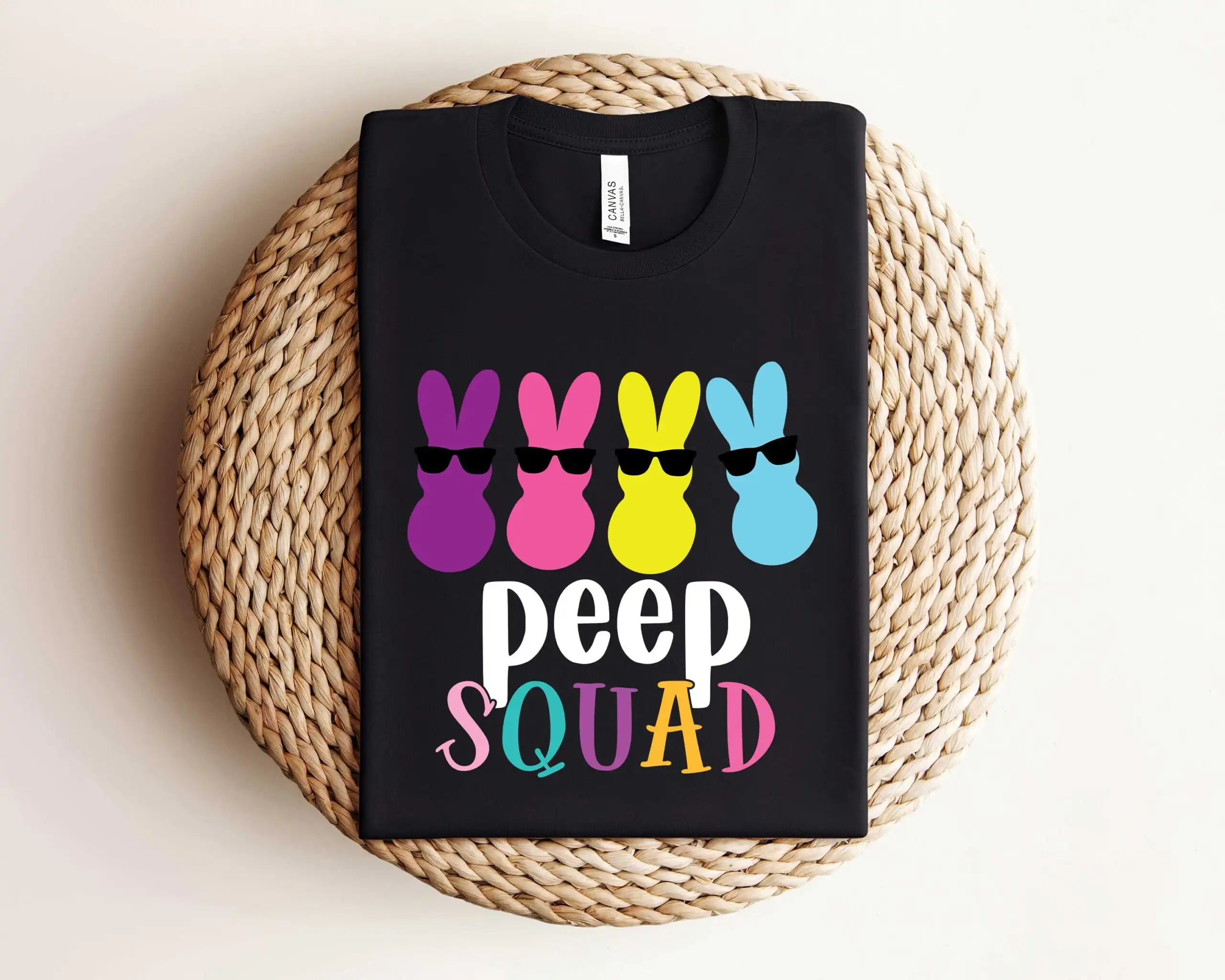 Peep Squad Easter Bunny Crew Friends Gift Shirt Peep Squad Easter Bunny Crew Friends Gift Shirt