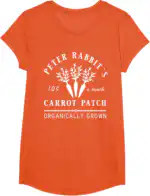 Peter Rabbit's Carrot Patch Easter Bunny T-Shirt | Garden Whimsy