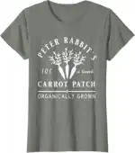 Peter Rabbit's Carrot Patch Easter Bunny T-Shirt | Garden Whimsy