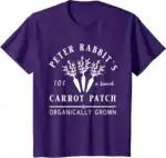 Peter Rabbit's Carrot Patch Easter Bunny T-Shirt | Garden Whimsy