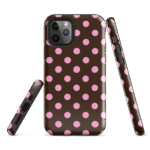 Pink Polka Dot iPhone Case
