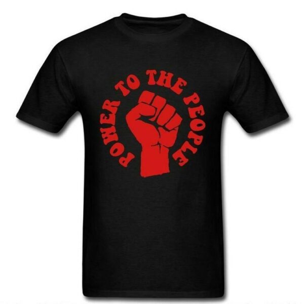 Power to the People Anarchist Revolution Raised Fist Shirt