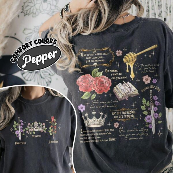 Powerless Kai Azer Romantic Quote Gift for Bookworms Shirt