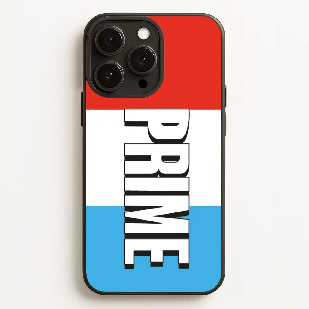 Prime White And Red Designed in UK Phone Case Prime White And Red Designed in UK Phone Case
