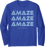 Project Hail Mary Amaze Repeat Typography Long Sleeve Tee