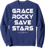 Project Hail Mary Grace & Rocky Save the Stars Sweatshirt