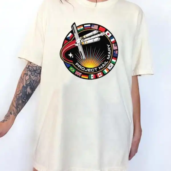 Project Hail Mary Mission Patch Shirt Hoodie Unisex Tee