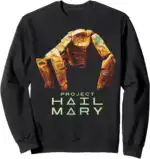 Project Hail Mary Rocky the Alien Distressed Portrait Sweatshirt