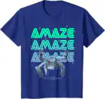 Project Hail Mary Rocky the Alien Neon Portrait T-Shirt