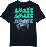 Project Hail Mary Rocky the Alien Neon Portrait T-Shirt