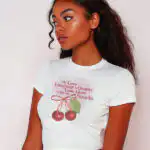 Quality Time with Snacks Micro Rib Baby Tee | Editorial Luxe