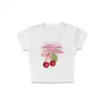 Quality Time with Snacks Micro Rib Baby Tee | Editorial Luxe