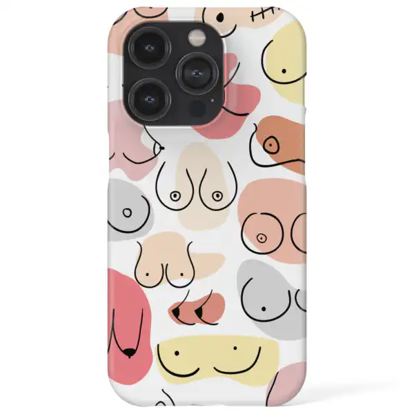 Rainbow Boobs Colorful Aesthetic Fun Phone Case