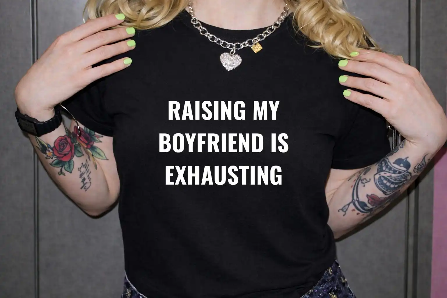 Raising My Boyfriend Is Exhausting Funny Girlfriend Shirt Raising My Boyfriend Is Exhausting Funny Girlfriend Shirt