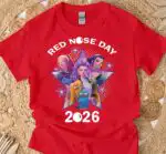 Red Nose Day 2026 T-shirt, Demon Hunters & Stitch Lilo Tee Gift