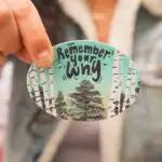 Remember Your Why Motivational Mental Health Sticker