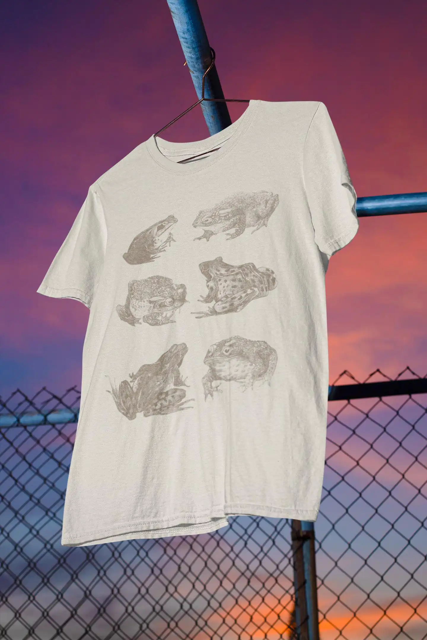 Retro Frog Graphic Tee Aesthetic Animal Unisex Shirt Retro Frog Graphic Tee Aesthetic Animal Unisex Shirt