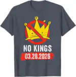 Retro Vintage No King Classic Lightweight T-Shirt