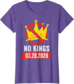 Retro Vintage No King Classic Lightweight T-Shirt