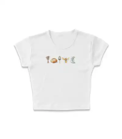 Rustic Row Micro Rib Baby Tee | Editorial Luxe