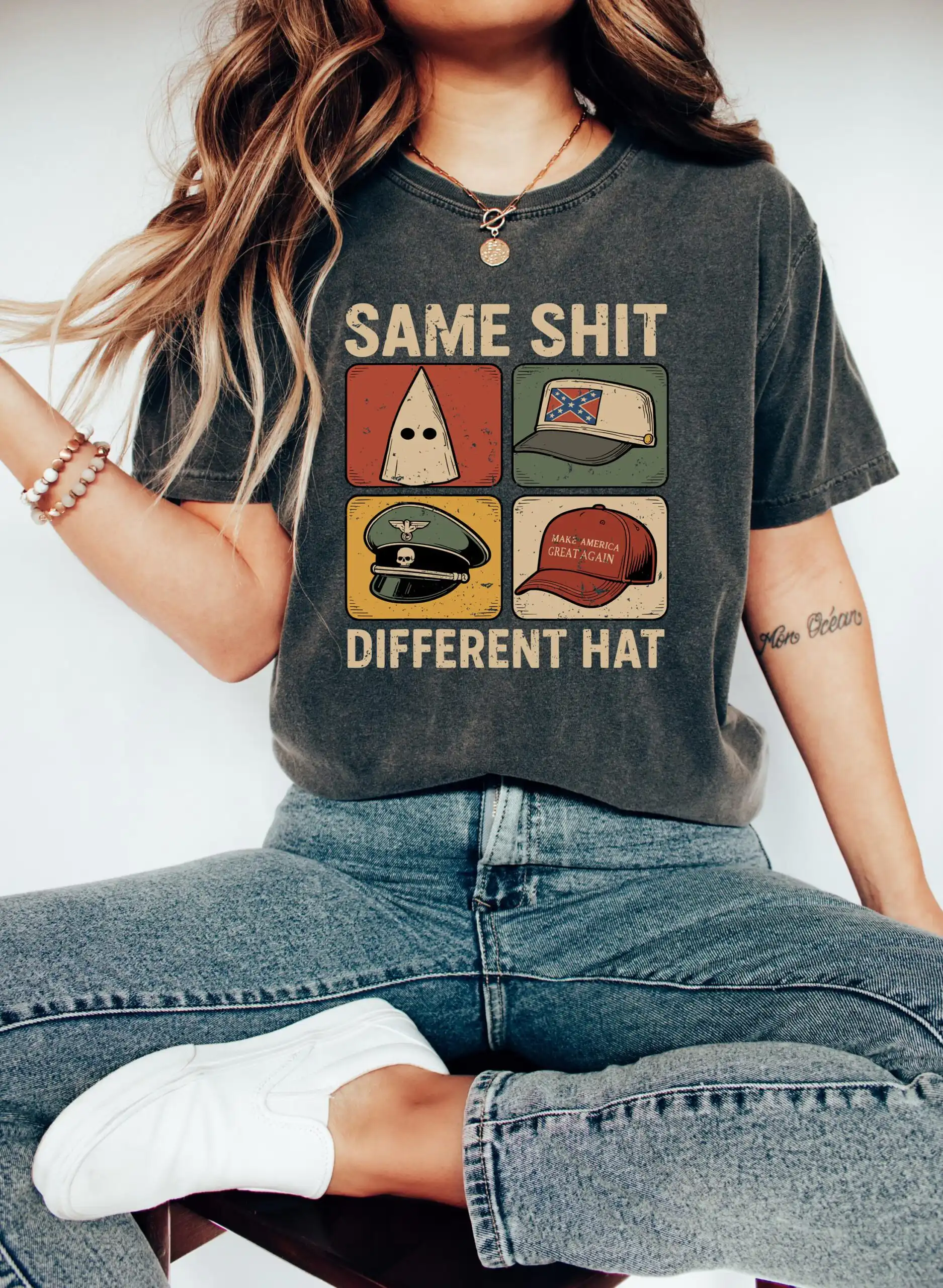 Same Sh*t Different Hat Anti Trump Protest Shirt Same Sh*t Different Hat Anti Trump Protest Shirt