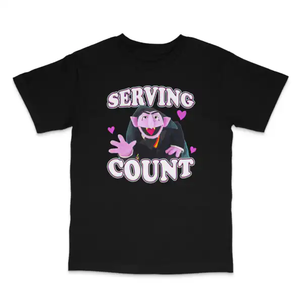 Serving Count Graphic Tee Custom Made-to-Order Shirt