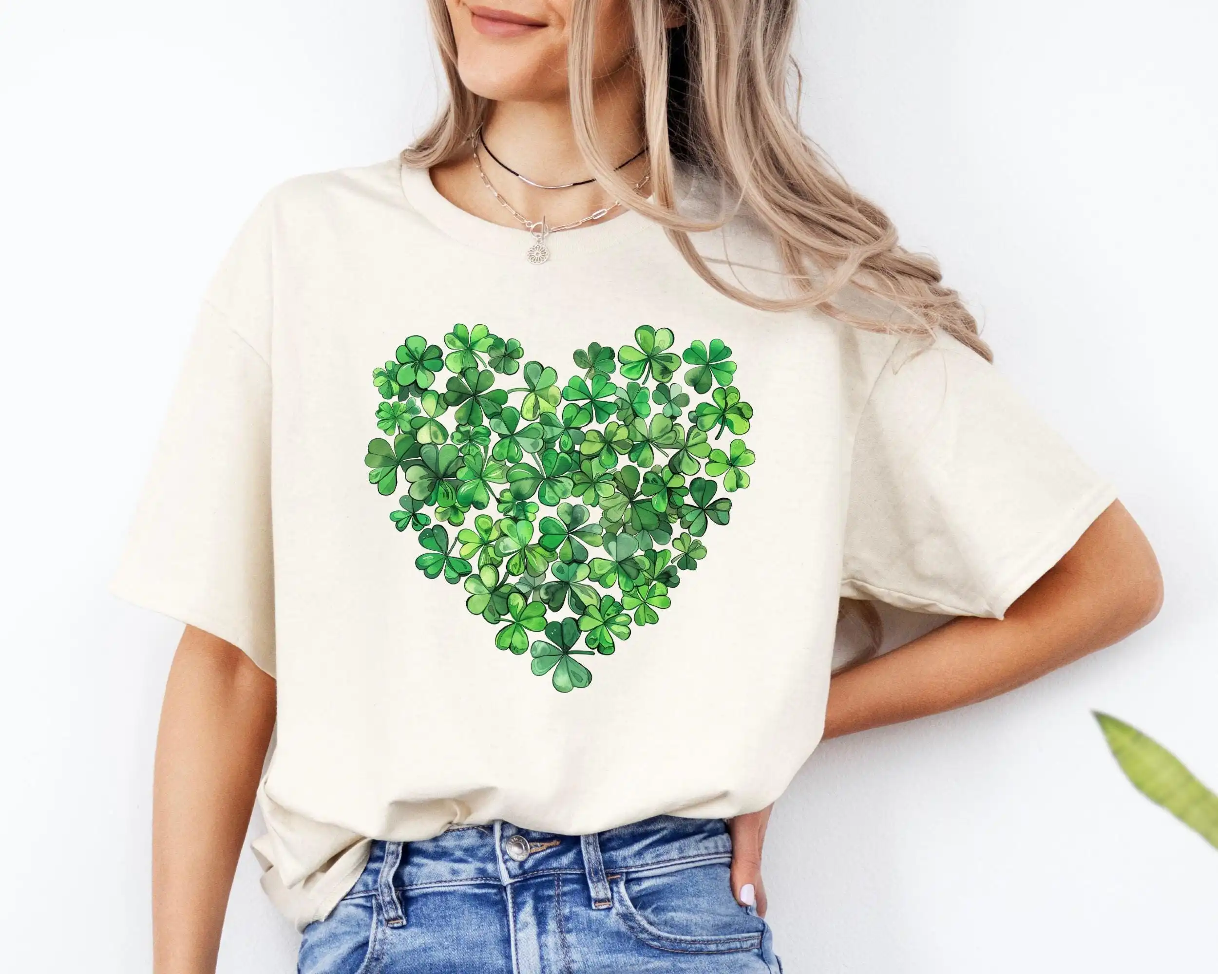 Shamrock Heart St Patricks Day Shirt | Clover Design Gift Shamrock Heart St Patricks Day Shirt | Clover Design Gift