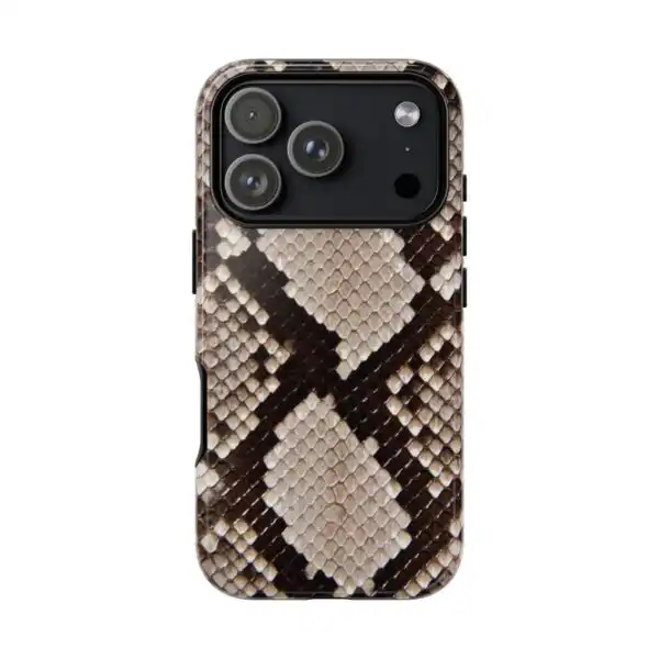 Snake Scale Print Shockproof Phone Case