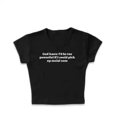 Social Cues Micro Rib Baby Tee | Editorial Streetwear