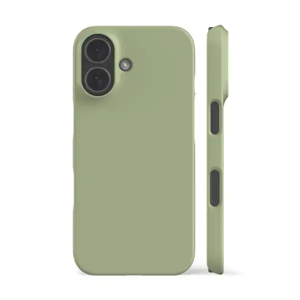 Solid Seedling Green Shockproof Phone Case