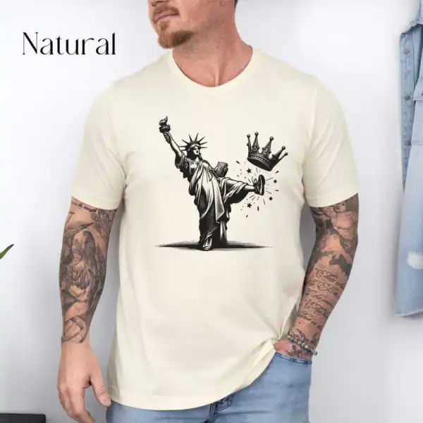 Statue of Liberty No Kings Democracy Protest Shirt